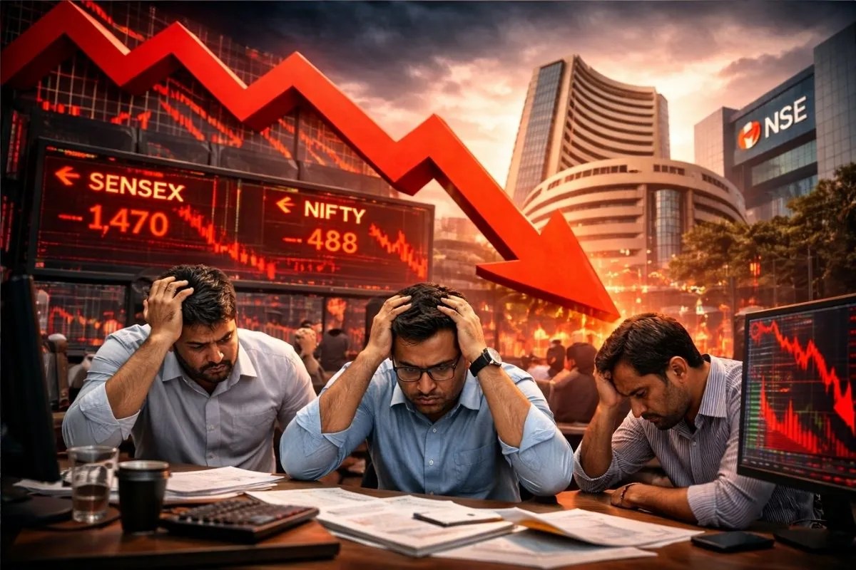 Share Market Crash: निवेशकों को 20 लाख करोड़ रुपये का नुकसान, इस हफ्ते 4350 पॉइंट टूटा सेंसेक्स, जानिए मार्केट का हाल