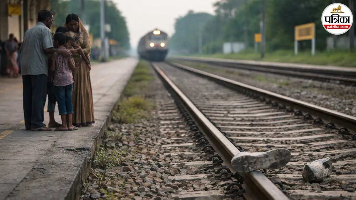 होली से पहले उजड़ा परिवार: पत्नी के मायके जाने से आहत पति ने ट्रेन के आगे लगा दी छलांग; बिलखते रह गए तीन बच्चे