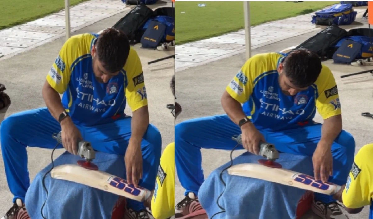 IPL 2026 के लिए जमकर तैयारी कर रहे हैं MS Dhoni, बल्ले पर धार देते हुए आए नजर- Video