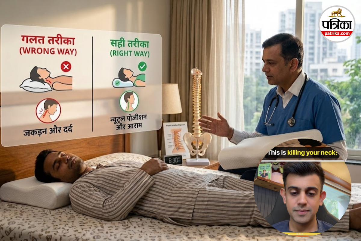 Sleeping Posture for Neck Pain: जिम नहीं, आपका बिस्तर बना रहा है आपको बीमार! मुंबई के डॉक्टर ने बताया गर्दन के दर्द का असली सच