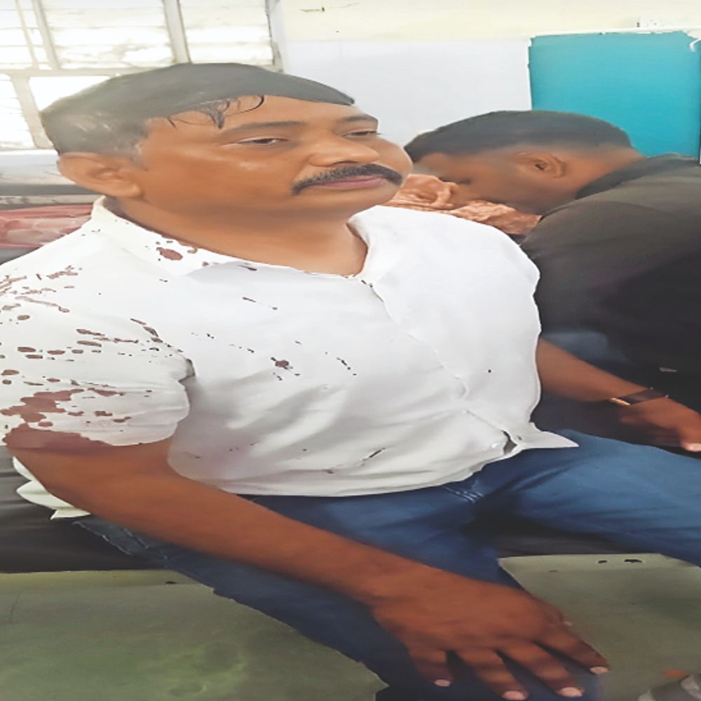 पुलिस पर पथराव:साइबर ठग दो भाइयों को पकड़ने गई पुलिस की टीम पर हमला, एएसआई का सिर फोड़ा