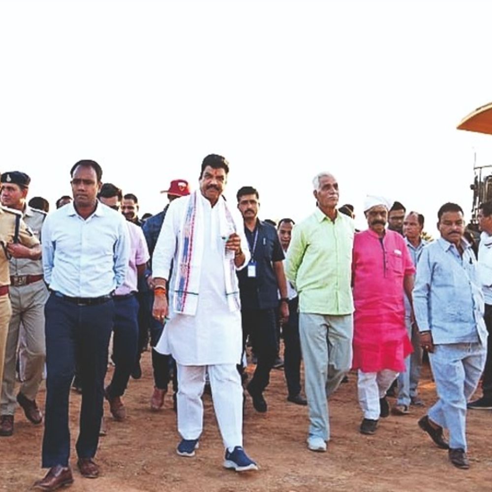 निरीक्षण:सीएम का बुंदेली परंपरा से होगा स्वागत, मंत्री ने देखीं व्यवस्थाएं