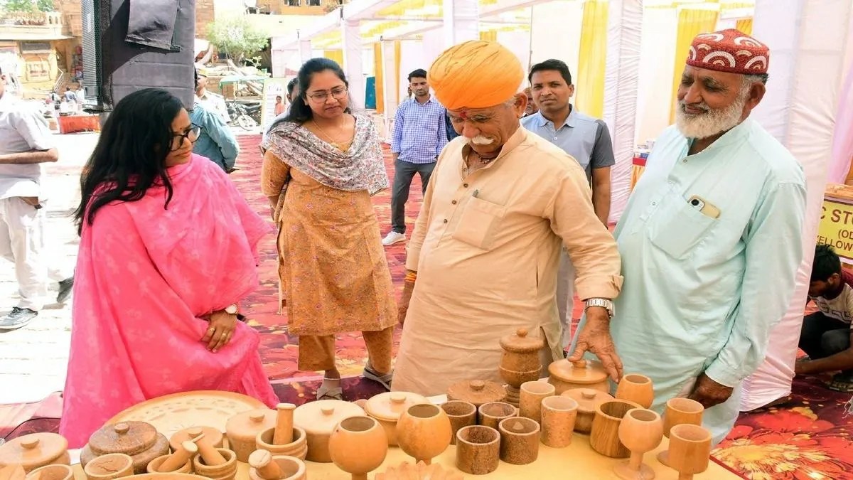 Video: राजस्थान दिवस पर जैसलमेर दुर्ग में ओडीओपी प्रदर्शनी का शुभारंभ