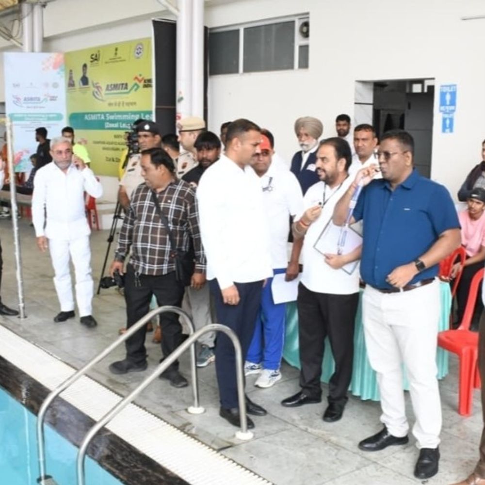 खेलो इंडिया भारत सरकार का बेहतरीन उपक्रम : डीसी:बहादुरगढ़ में अस्मिता विमेंस नॉर्थ इंडिया स्विमिंग लीग 2026 का हुआ शुभारंभ