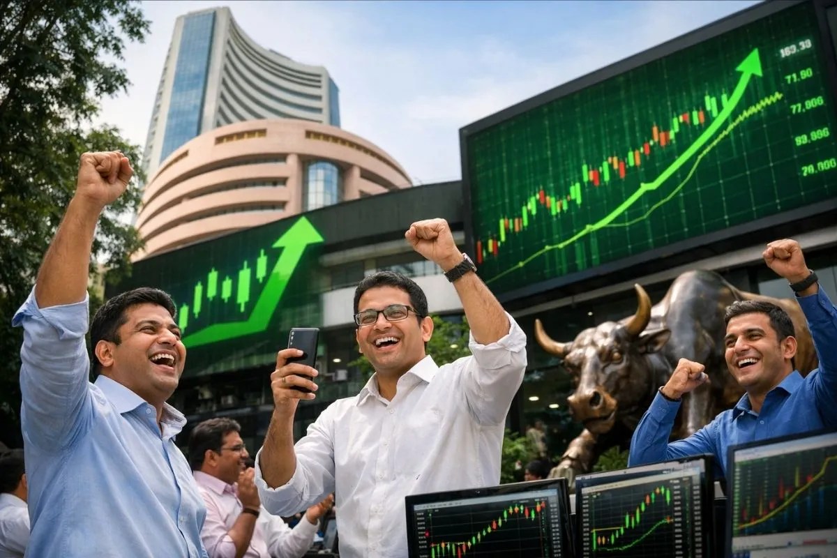 निवेशकों के चेहरे पर लौटी मुस्कान, सेंसेक्स 1200 और निफ्टी 400 पॉइंट बढ़कर हुआ बंद, इन सेक्टर्स में आई सबसे अधिक तेजी