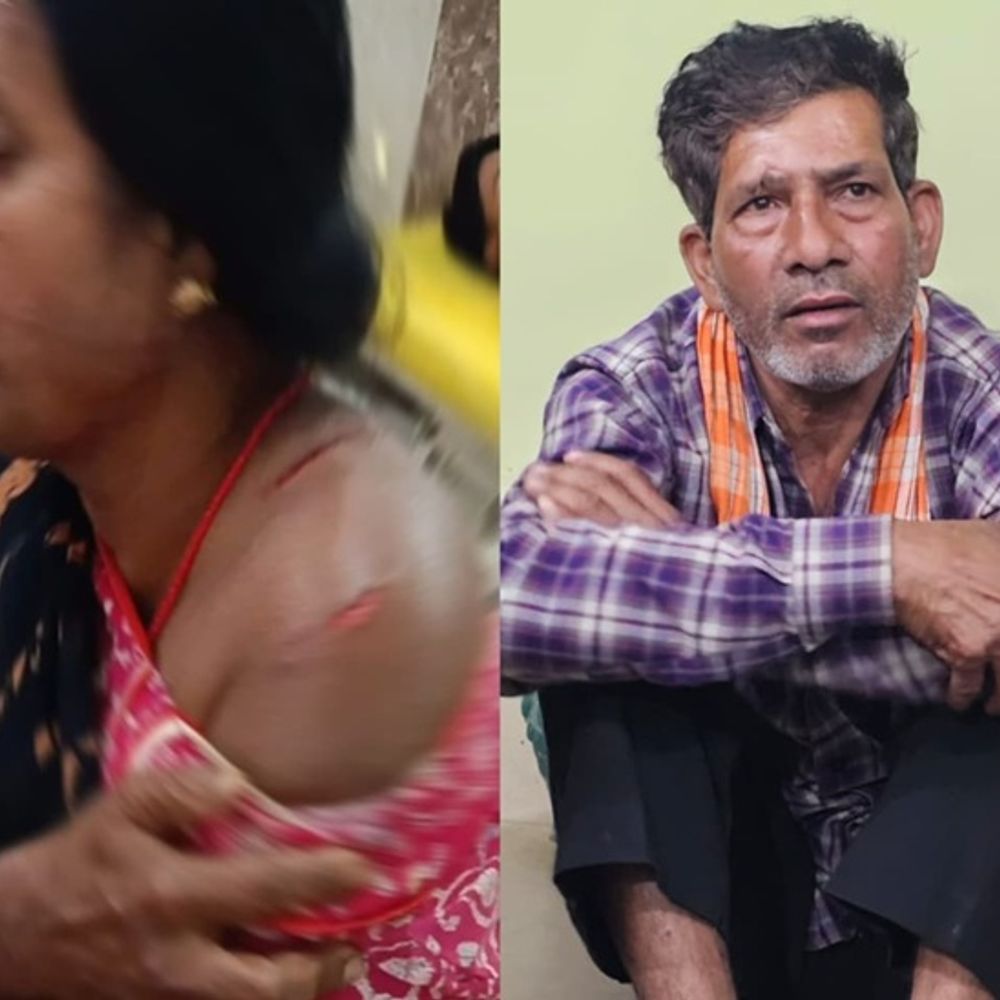 वृद्धाश्रम में घुसकर पत्नी पर तलवार से हमला, FIR दर्ज:प्रताड़ना से तंग आकर वृद्धाश्रम में रह रही थी महिला, पति हिरासत में