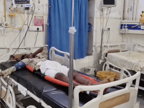 वंडर सीमेंट प्रोजेक्ट में हादसा, ऊंचाई से गिरा मजदूर:बिहार के मजदूर की हालत गंभीर, डॉक्टरों ने किया जोधपुर रेफर