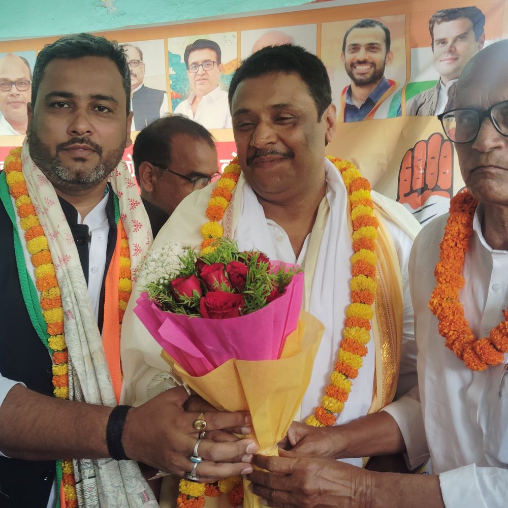 दरभंगा में कांग्रेस को मिला नया नेतृत्व:अर्बन-ग्रामीण जिला अध्यक्षों का कार्यकर्ताओं ने किया स्वागत, संगठन को बूथ स्तर पर मजबूत करने का संकल्प