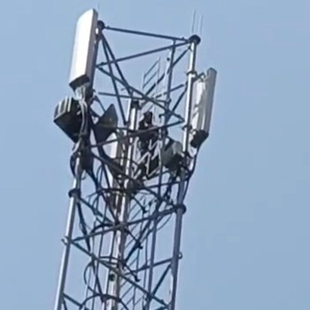 आरा में बॉयफ्रेंड के लिए मोबाइल टावर पर चढ़ी प्रेमिका:4 दिन पहले प्रेमी संग भागी थी, 30 मिनट समझाने के बाद उतरी; बिहार में 40 दिनों में 10वां मामला