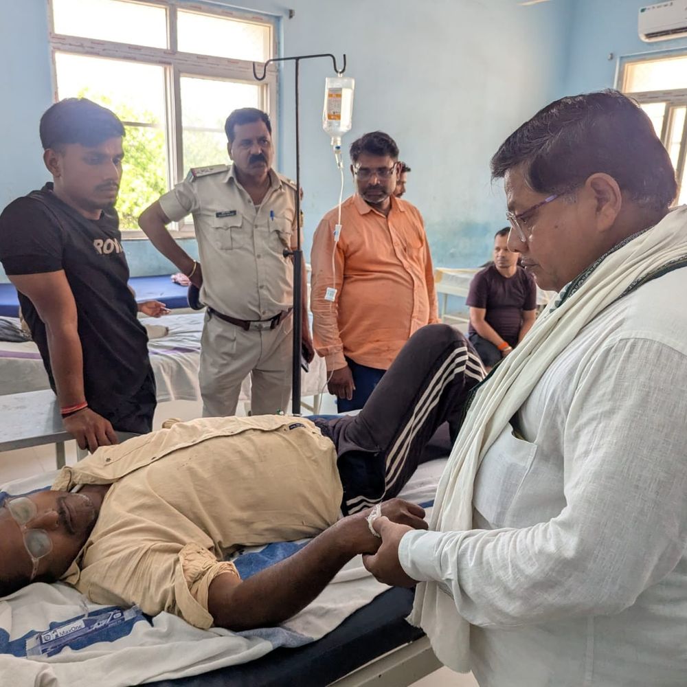 सड़क हादसे के बाद विवाद में गोलीबारी केस में FIR:जबरन जब्त बाइक ले जाने को लेकर हुआ था विवाद, घायल सरपंच के बयान पर केस