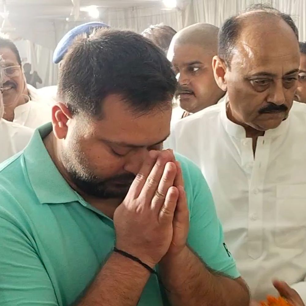 तेजस्वी यादव बोले- बिहार में अपराधी विजय-सम्राट हुए:अररिया जैसी हत्या कभी नहीं देखी, भाजपा के लोगों से पूछिए ये कौन सा राज है