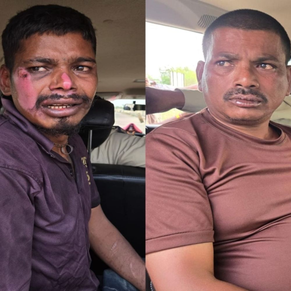 दान दिलाने के नाम पर बुजुर्ग से ठगी का खुलासा:CCTV की चेन बनाकर सतनवाड़ा से दो ठग गिरफ्तार, महाराष्ट्र से आकर शिवपुरी में बसे थे