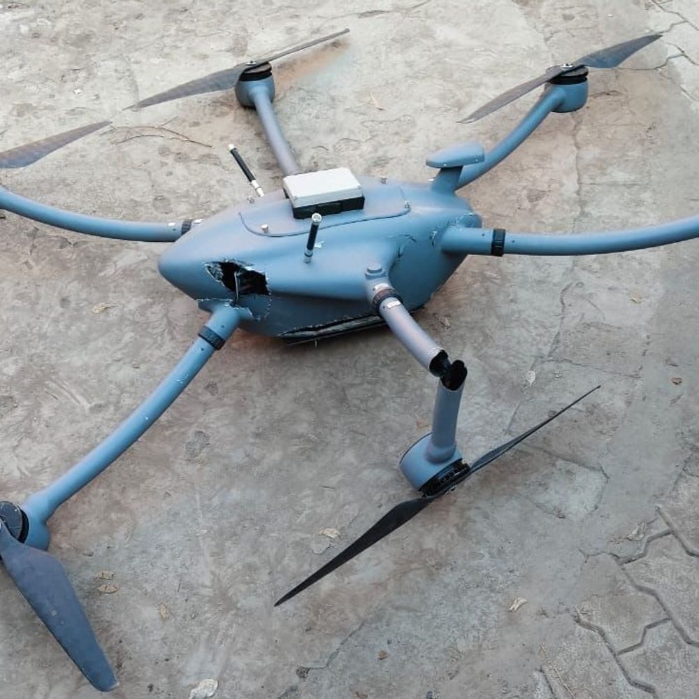 फिरोजपुर में पाकिस्तान से आया ड्रोन बरामद:6.93 किलो हेरोइन के 15 पैकेट जब्त; तस्करी नेटवर्क की जांच शुरू