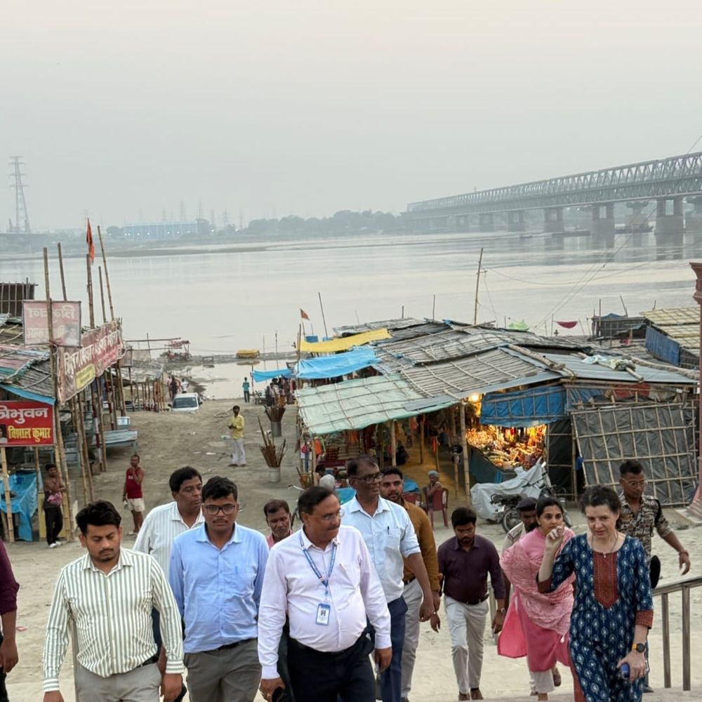 वर्ल्ड बैंक टीम ने बेगूसराय में चल रही विकास योजनाओं का लिया जायजा