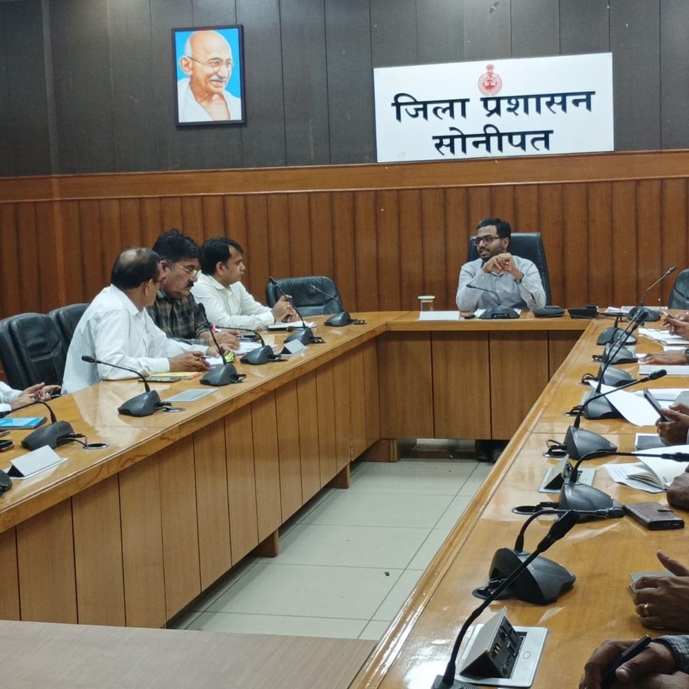 सोनीपत में पानी की गुणवत्ता की होगी जांच:SDM ने 13 मुद्दों पर की चर्चा; सभी गांव में किट मुहैया करवाने के निर्देश