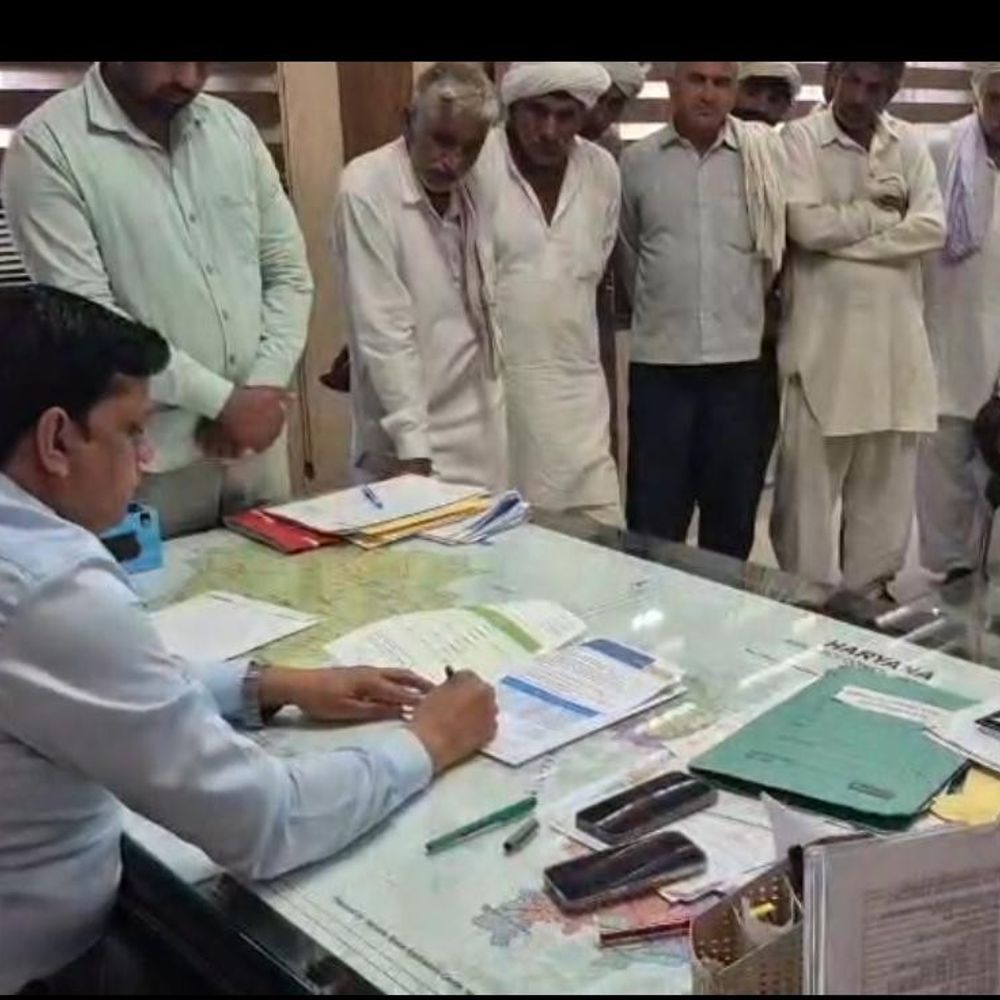 भिवानी में बिजली टावर के लिए भूमि रेट तय:एसडीएम की मौजूदगी में पूरी हुई प्रक्रिया, सिवानी से सोनीपत तक बिछेगी पावर ग्रिड लाइन