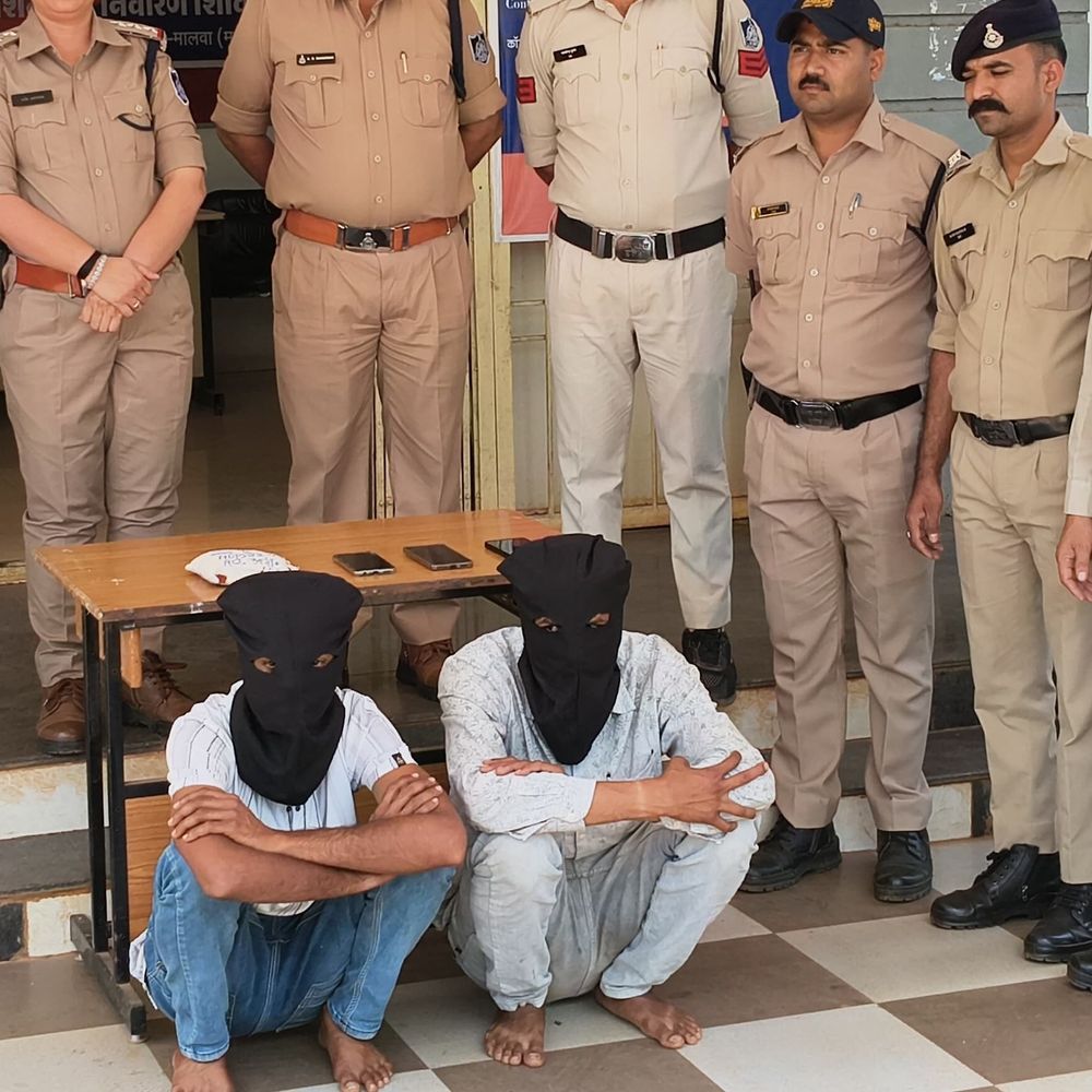 आगर- बलेना कार में 148 ग्राम एमडी ड्रग्स मिली:दो तस्कर गिरफ्तार, 25.30 लाख का माल पकड़ाया