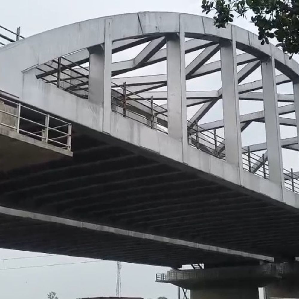 ठाकुरगंज NH-327E ओवरब्रिज में दरारें:सीमेंट-सरिया गिर रहा, निर्माण गुणवत्ता पर सवाल उठ रहे, हादसे का खतरा बढ़ा