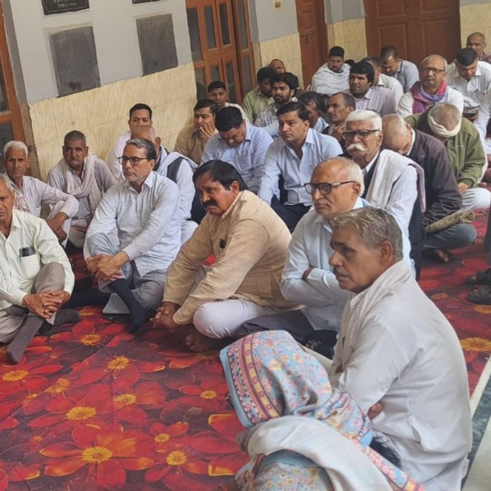 पलवल में बारिश-ओलावृष्टि से फसलें खराब:किसान मोर्चा ने मांगा मुआवजा, कहा-प्रति एकड़ 50 हजार रुपए प्रति एकड़ मिले