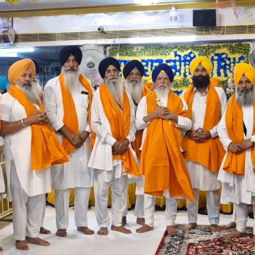 बठिंडा में खालसा सजना दिवस पर समागम:जत्थेदार टेक सिंह और धामी ने पंथ को एकता व गुरु से जुड़े रहने का संदेश दिया