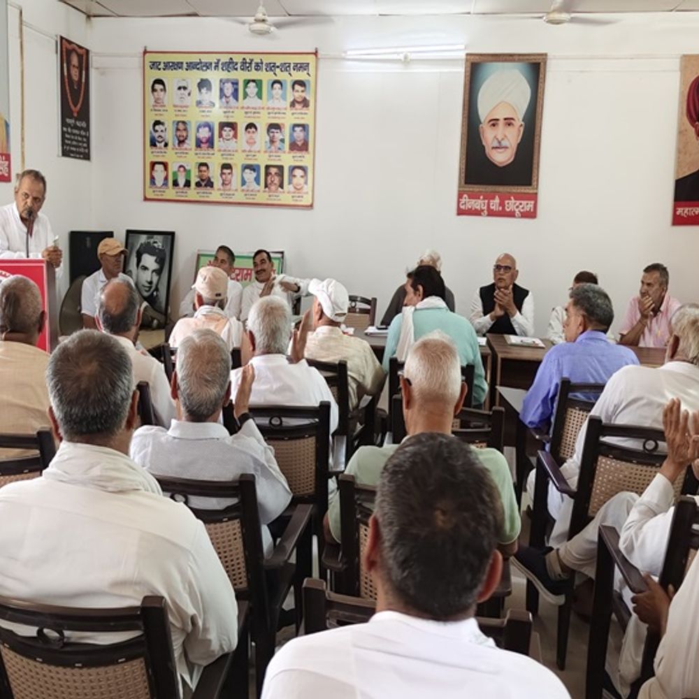 जाट सेवा संघ के दिल्ली युवा प्रदेशाध्यक्ष बने सुनील कुमार:रोहतक में हुई मीटिंग में 6 प्रस्ताव पास, धाम विरोधी गतिविधियों पर लगाई जाएगी रोक