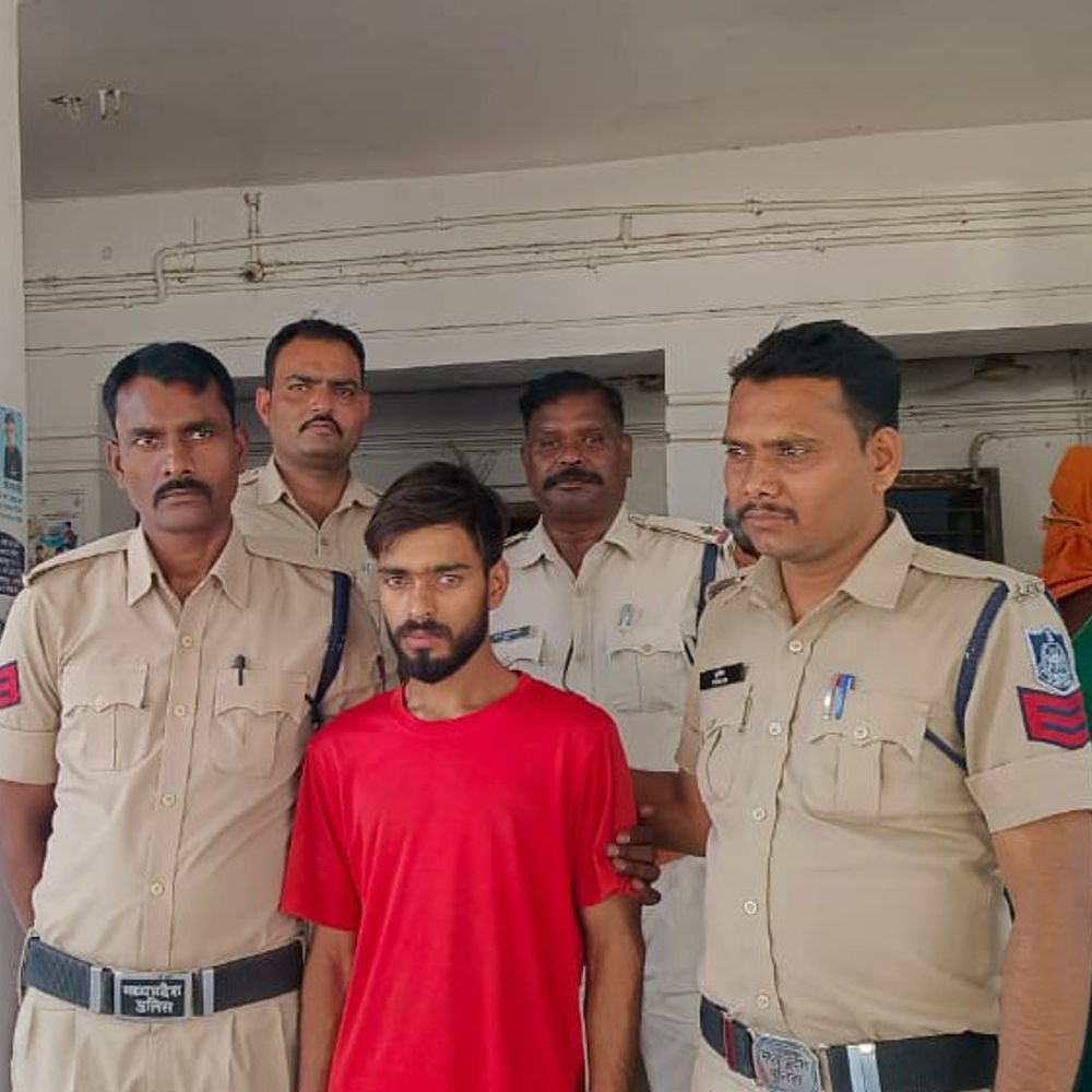 मैहर में नाबालिग से रेप का आरोपी गिरफ्तार:शादी का झांसा देकर दो बार किया गलत काम; पुलिस ने यूपी से पकड़ा