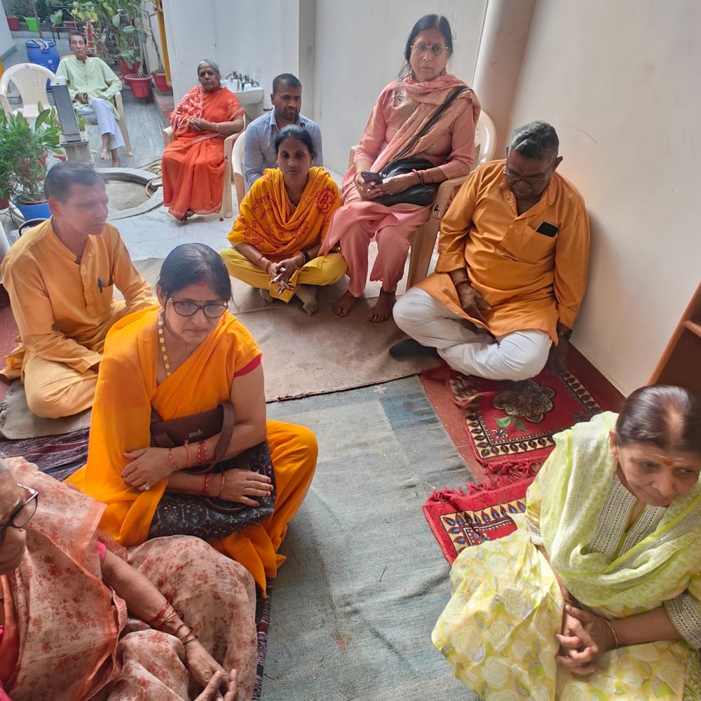 गायत्री शक्ति परिसर में रुद्राभिषेक संपन्न:त्रयोदशी पर हुआ आयोजन, बड़ी संख्या में श्रद्धालु शामिल