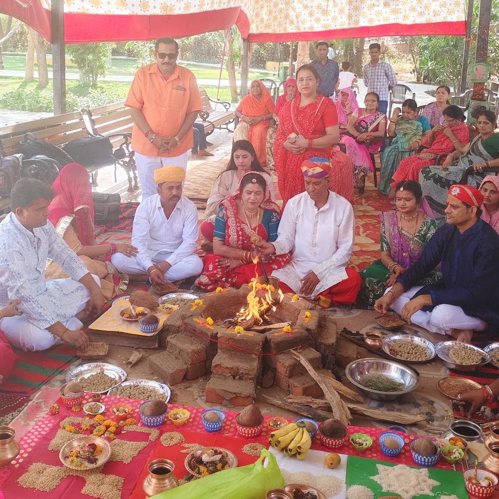 मुरला गणेश मंदिर में 22वां पाटोत्सव मनाया:भगवान गणेश को 1001 मोदकों का भोग लगाया, यज्ञ में दीं आहुतियां