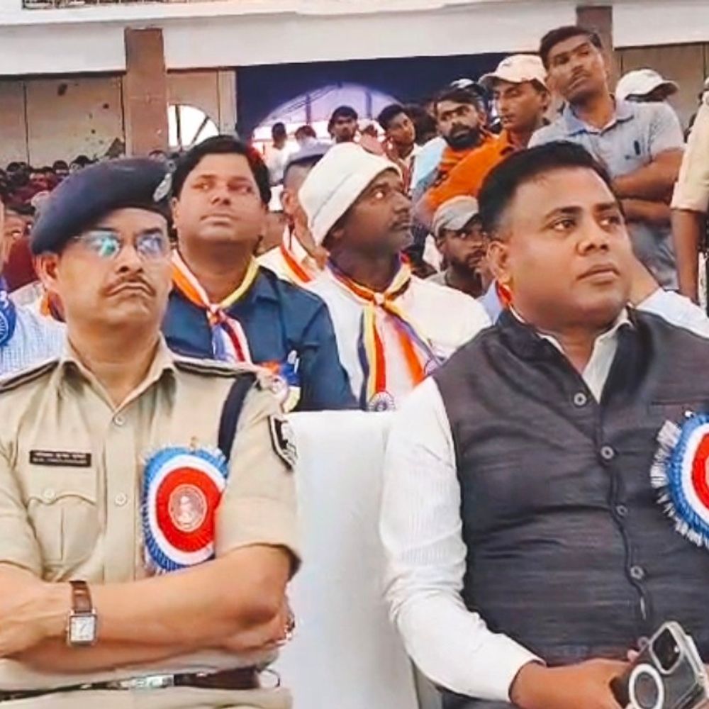 शेखपुरा में बाबा साहेब जयंती पर समारोह:टाउन हॉल में मुख्य कार्यक्रम, DM-SP सहित कई ऑफिसर हुए शामिल