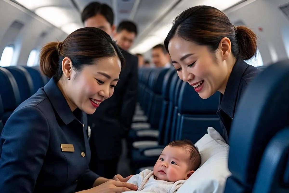 जमीन से हजारों फीट की ऊंचाई पर फ्लाइट में हुआ बच्चे का जन्म, किस देश की मिलेगी नागरिकता?