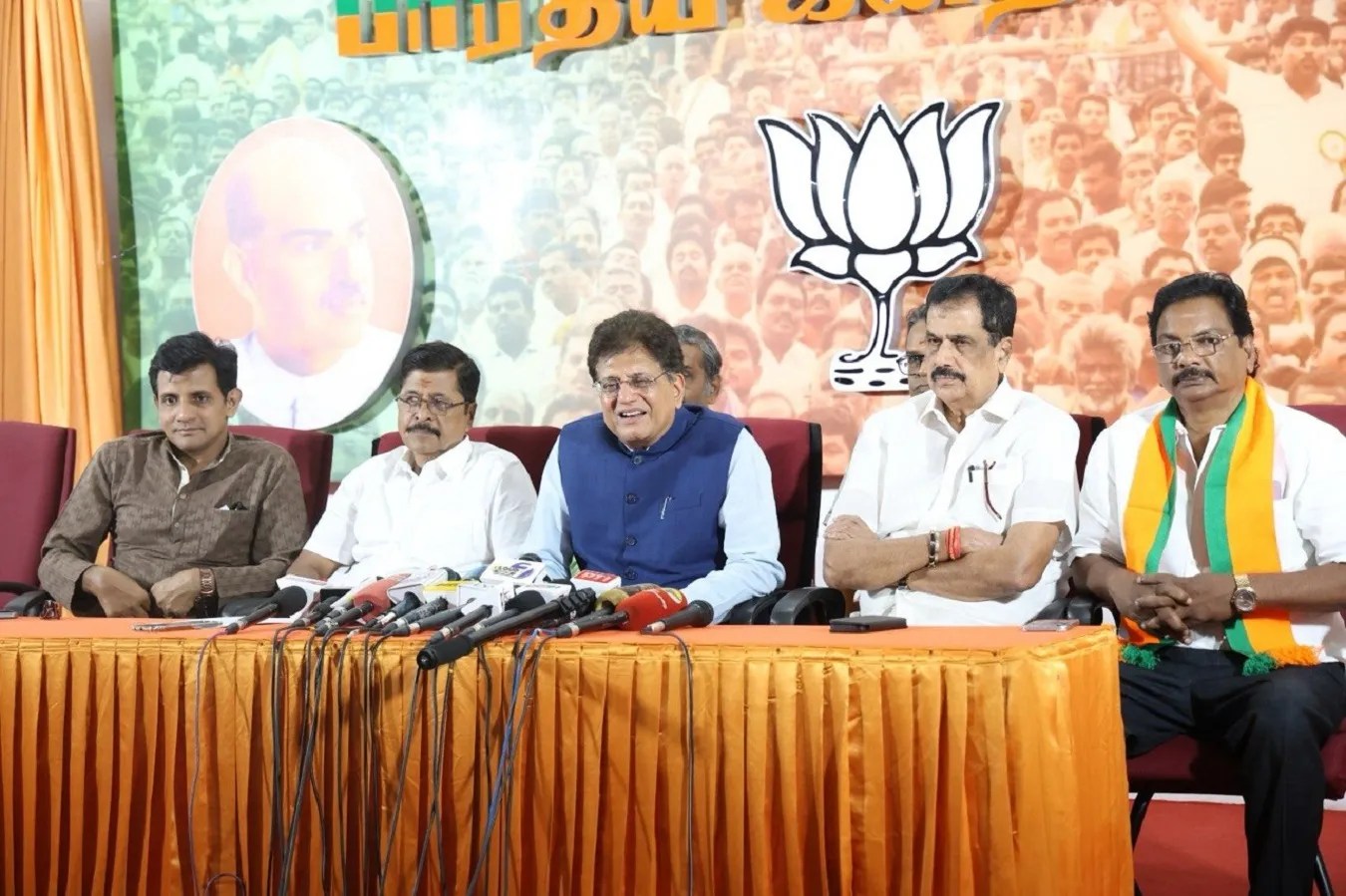 पीयूष गोयल ने डीएमके सरकार पर केंद्रीय योजनाओं के क्रियान्वयन में विफलता का आरोप लगाया