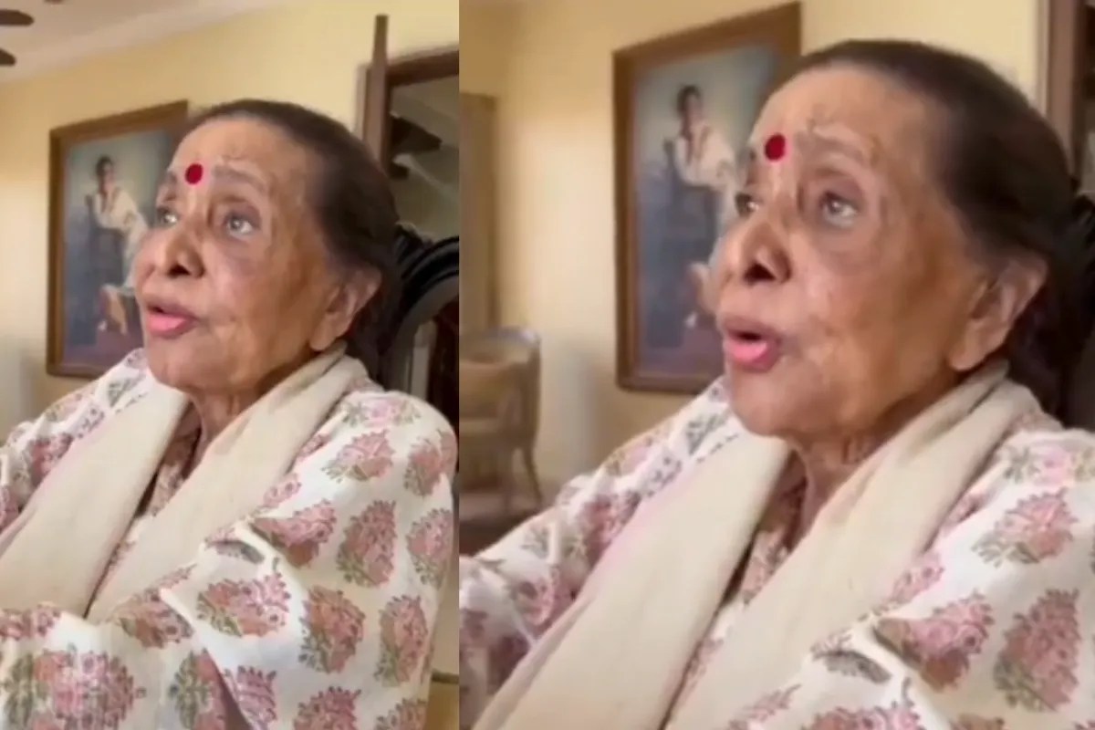 मौत से कुछ दिन पहले यूं गाना गा रही थीं आशा भोसले, आखिरी वीडियो हुआ वायरल, मुंहबोले भाई ने किया शेयर