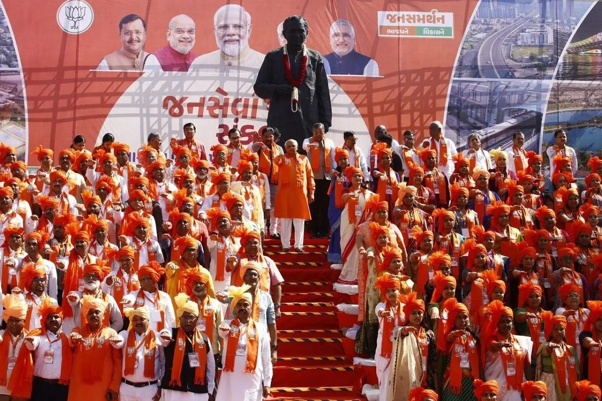 स्थानीय निकाय चुनाव के प्रचार का भाजपा ने किया श्रीगणेश, सीएम ने अहमदाबाद से कराई शुरुआत