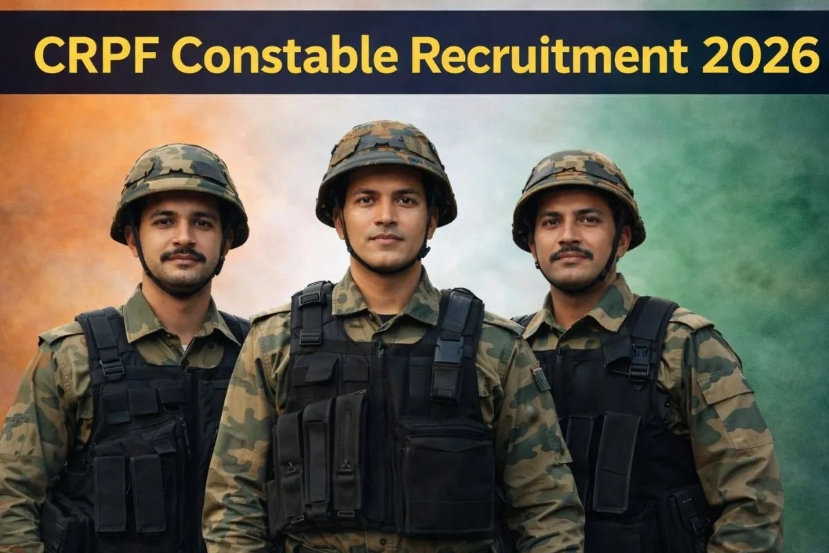 CRPF Constable Recruitment 2026: 10वीं पास युवाओं के लिए 9195 पदों पर निकली वैकेंसी, इस डेट तक कर सकेंगे अप्लाई