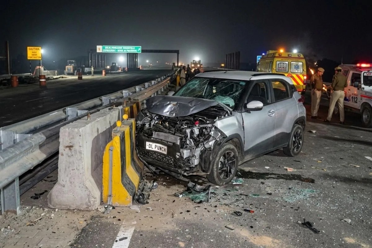 Two BTech friends die in expressway crash en route to Rishikesh for job blessings, a day after receiving degrees