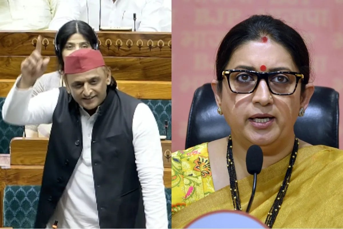अखिलेश यादव के ‘सास-बहू’ वाले बयान पर स्मृति ईरानी का पलटवार बोलीं- ‘सीरियल से हटाकर संसद पर ध्यान लगाएं’