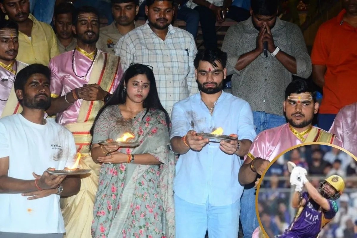 IPL के बीच काशी पहुंचे रिंकू सिंह, सपा सांसद प्रिया सरोज संग बाबा विश्वनाथ के किए दर्शन, जून में इस होटल में होगी शादी!