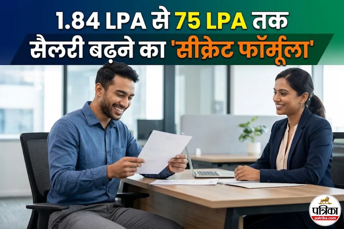 Career Growth Strategy: जानें, IIT-IIM की डिग्री बिना, कैसे 1.84 LPA से 75 LPA तक का सफर तय किया?