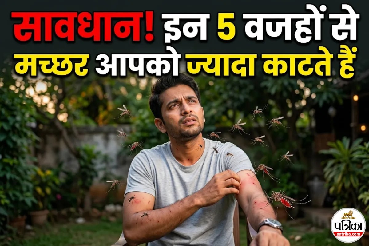मच्छर चुन-चुनकर सिर्फ आपको ही क्यों काटते हैं? जानिए इसके पीछे का असली सच!
