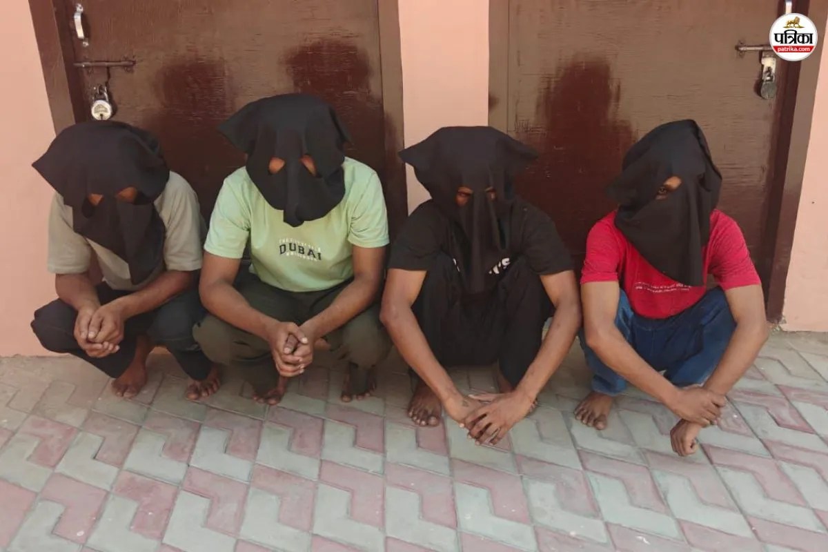 Hanumangarh Crime: : टेम्पो चालक को बीच रास्ते बंधक बनाकर लूट, पंजाब के चार बदमाश गिरफ्तार
