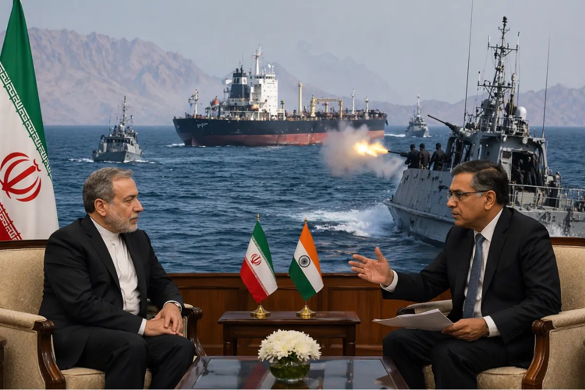 होर्मुज में जहाज पर फायरिंग के बाद भारत ने हड़काया तो लाइन पर आया ईरान, कहा हम अपने अधिकरियों तक पहुंचाएंगे संदेश
