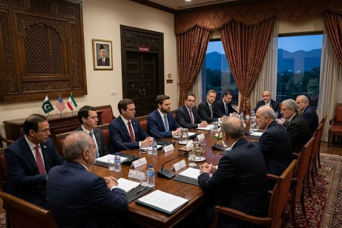 युद्धविराम के बाद पहली बार एक दूसरे के आमने-सामने अमेरिकी-ईरानी नेता, पाक में शुरू हुई डायरेक्ट बातचीत