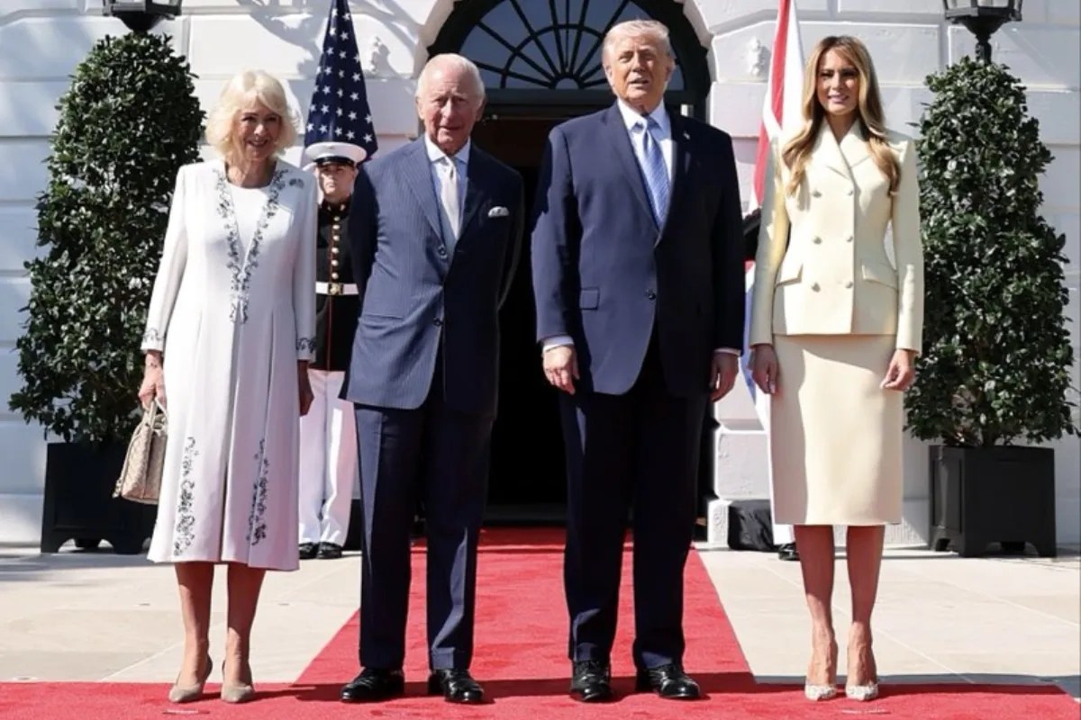 US पहुंचे किंग चार्ल्स: व्हाइट हाउस में राष्ट्रपति और मेलानिया ट्रंप से हुई मुलाकात, द्विपक्षीय संबंधों पर हुई चर्चा