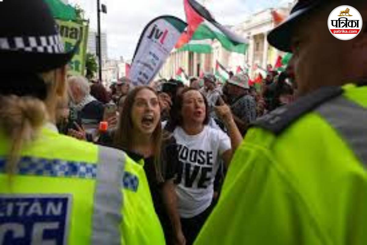 London Protest: Palestine Action बैन पर लंदन बवाल, मशहूर म्यूजिशियन समेत 523 प्रदर्शनकारी गिरफ्तार