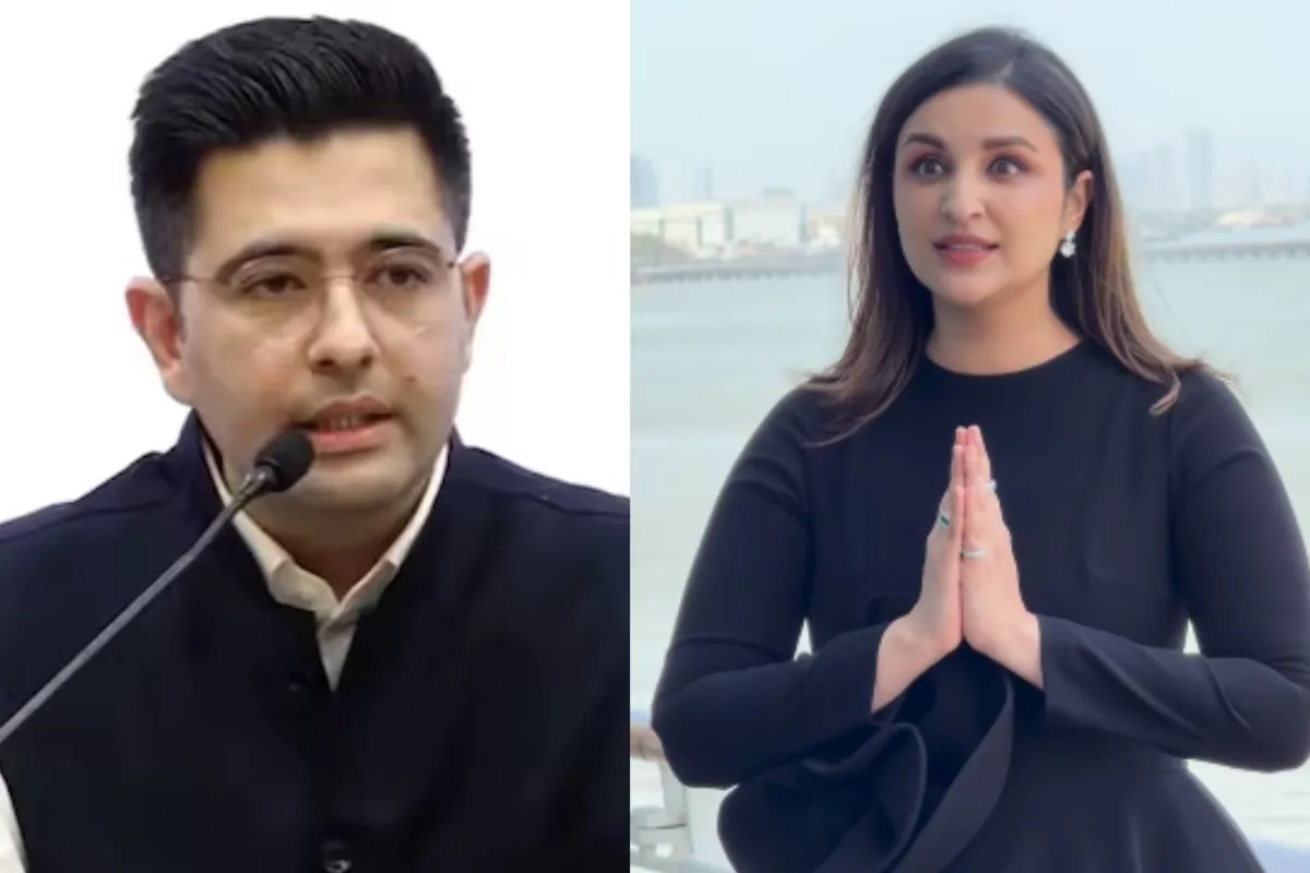 राघव चड्डा के सवाल पर परिणीति चोपड़ा ने जोड़ लिए हाथ, सांसद के AAP से इस्तीफे के बाद पुराना वीडियो हुआ वायरल