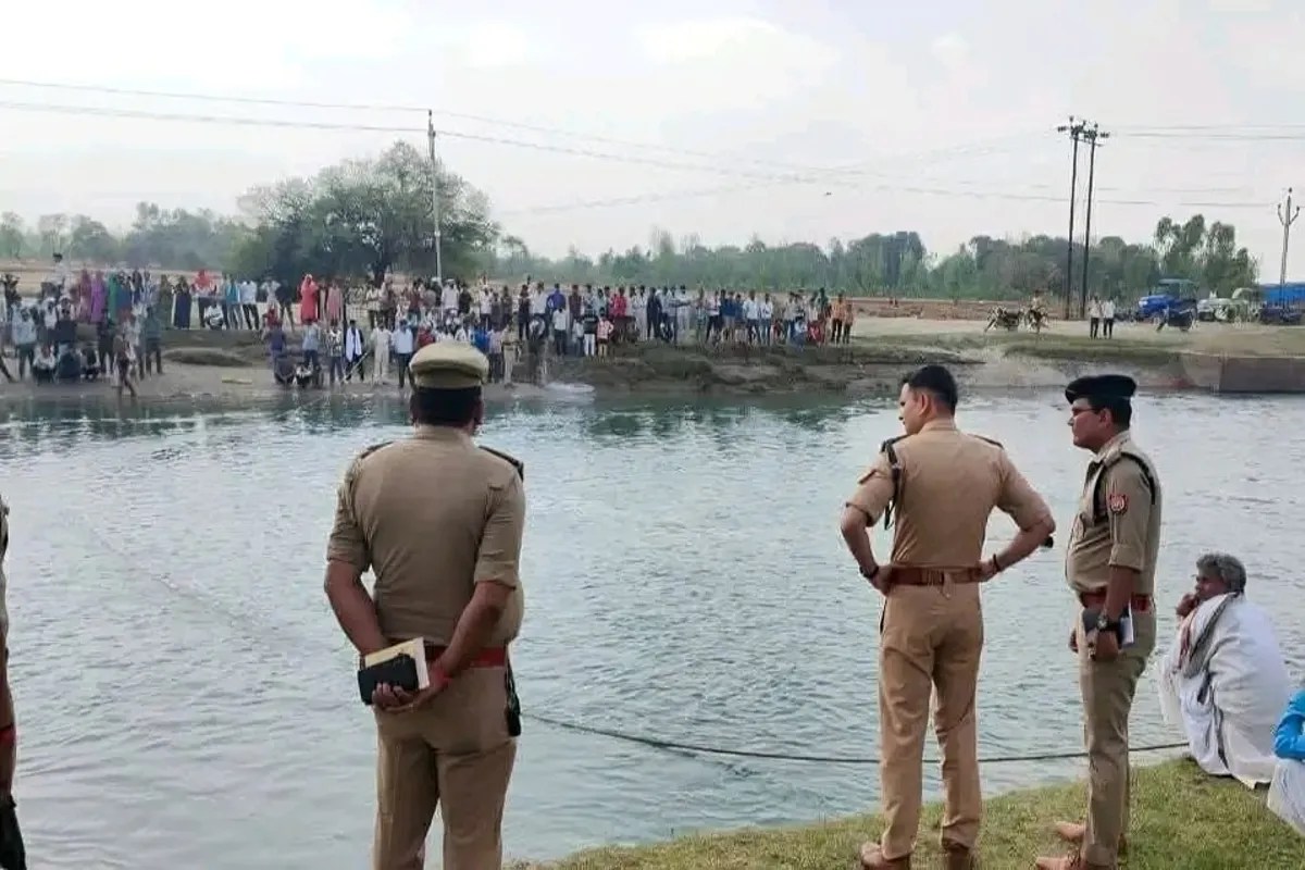 Hardoi हादसा: शारदा नहर में डूबा रिक्रूट आरक्षी, मौके पर पुलिस और गोताखोर तैनात