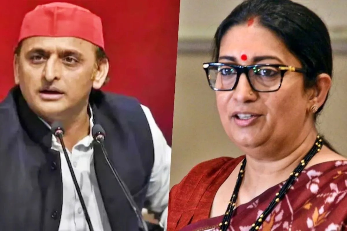 स्मृति ईरानी ने अखिलेश यादव को दी “गढ़ छोड़ने” की चुनौती, कहा- दम है तो गोरखपुर से लड़ो चुनाव