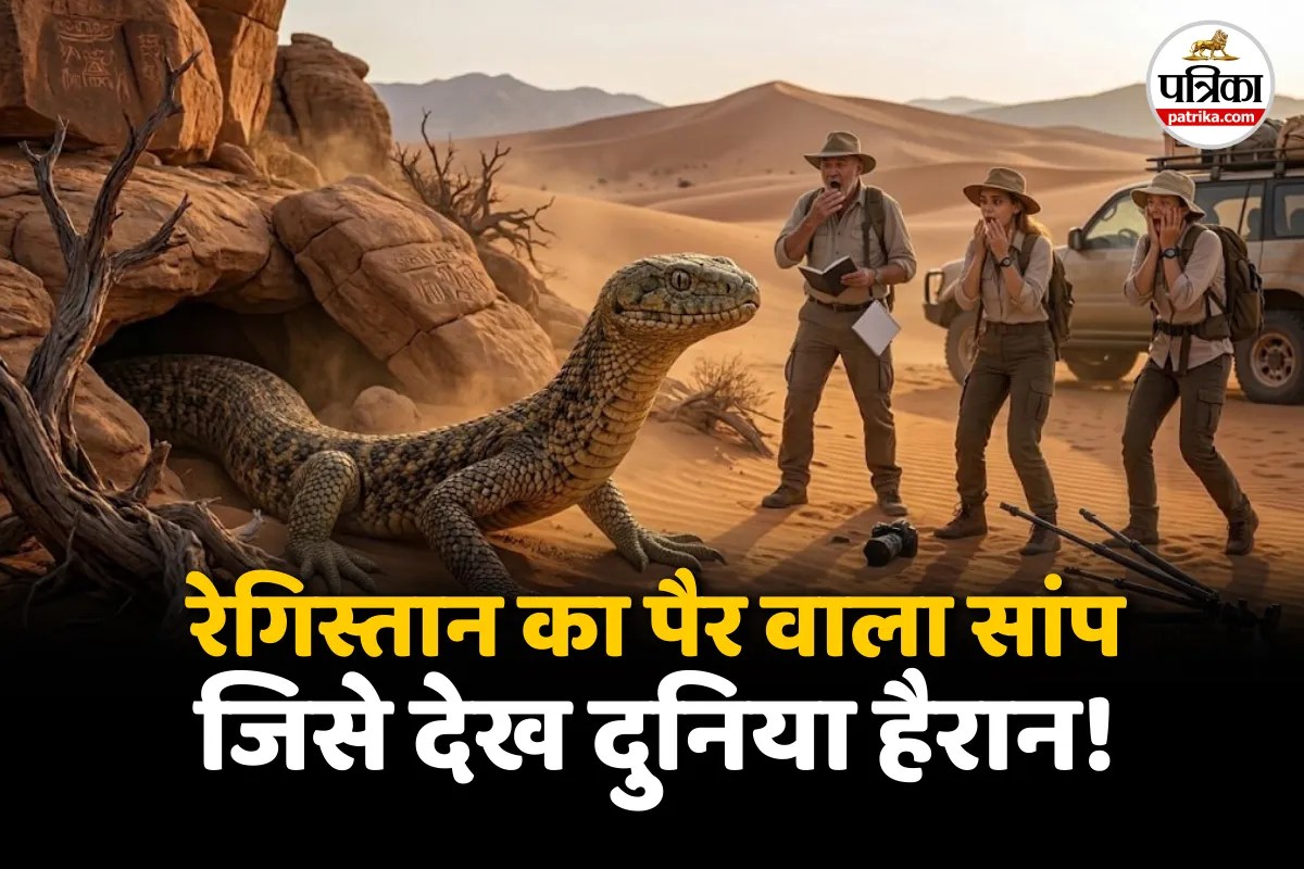 Snake with Legs : “पैर वाला सांप” देखिए, 10 करोड़ वर्ष पुराना रहस्य खुला! वैज्ञानिक भी हैरान