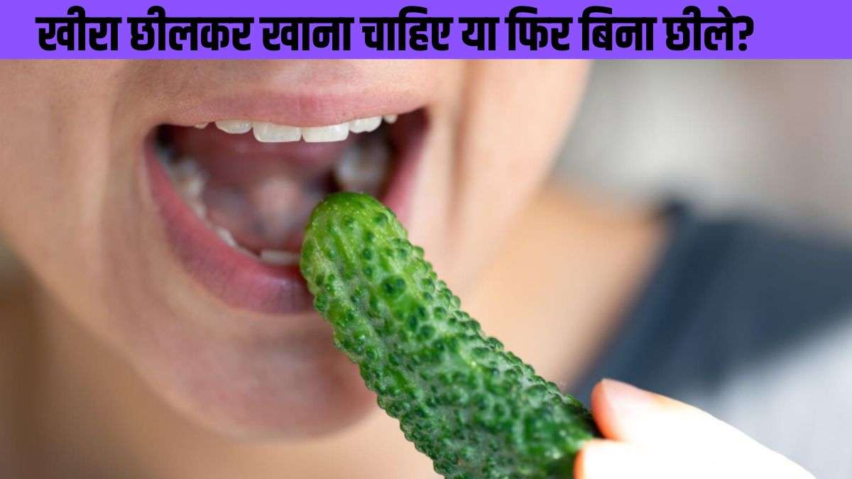 खीरा छीलकर खाना चाहिए या फिर बिना छीले? जान लें Cucumber खाने का सही तरीका