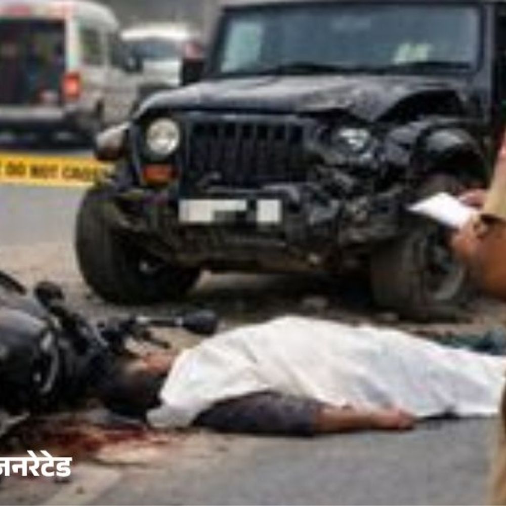 बरनाला में थार ने बाइक को मारी टक्कर:एक व्यक्ति की मौत, SHO बोले- मृतक के पत्नी के बयान पर केस दर्ज, जांच जारी